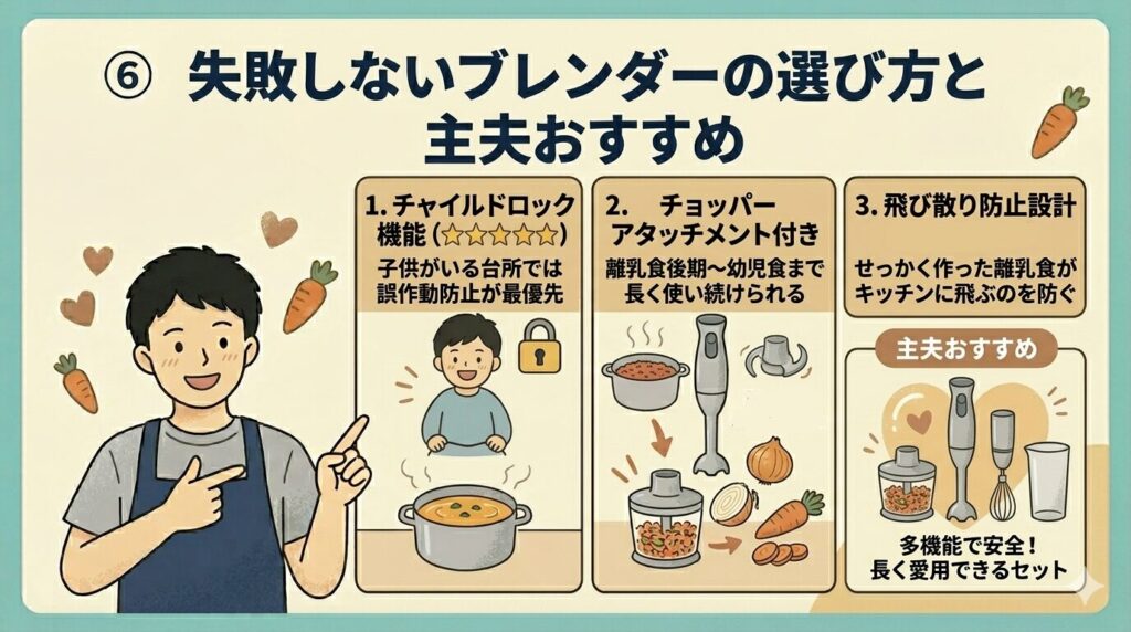 失敗しないブレンダーの選び方と主夫おすすめ