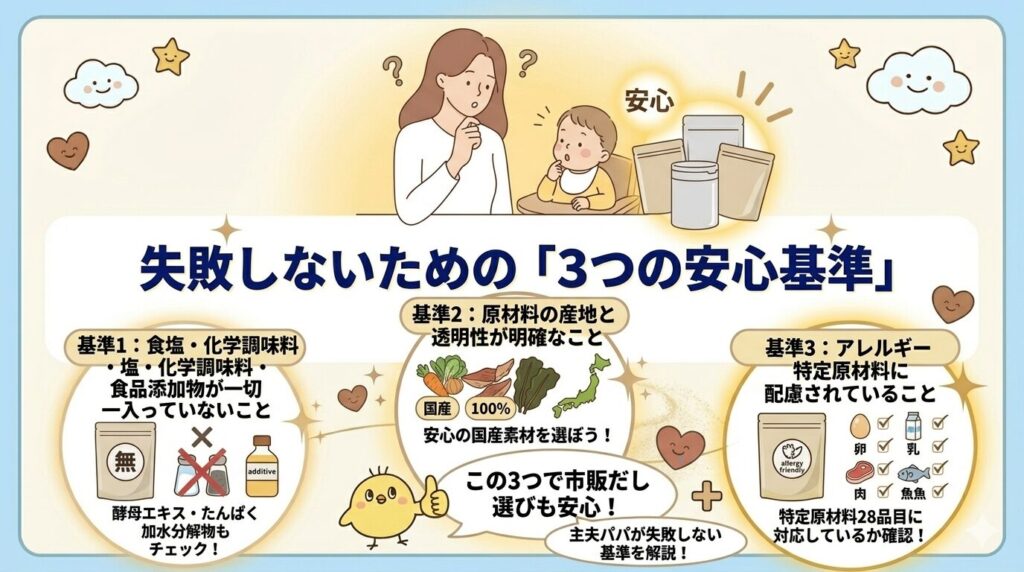 ③失敗しないための「3つの安心基準」